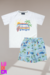 Conjunto Bebê Menino Bermuda Tactel Colorida - comprar online