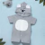 Macacão Infantil Curto Com Capuz Coala