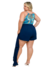 Conjunto Kimono Plus Size Feminino em Tecido cor Marinho. - loja online