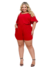 Conjunto Blusa Ciganinha e Short VERMELHO. - comprar online