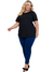 Camiseta Tampa Bumbum Plus Size Feminina Preta. - loja online