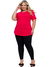 Camiseta Tampa Bumbum Plus Size Feminina Vermelha - loja online