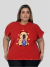 Kit Duas Camisetas Plus Size com Desenhos Variados - Tinaplus