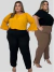 Calça Pantalona Plus Size Feminina em Crepe Duna. - comprar online