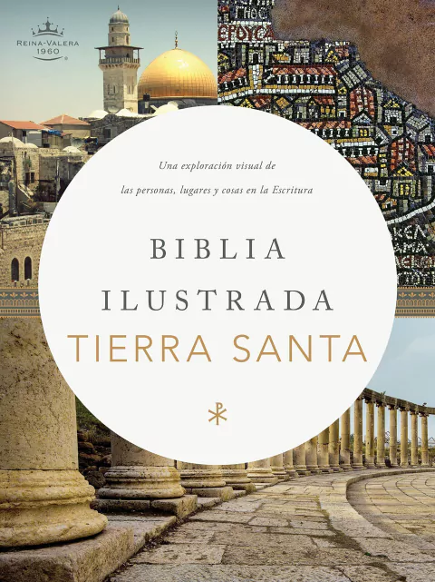 Biblia Reina Valera1960 Ilustrada De La Tierra Santa Simil Piel Café