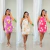 vestido curto floral