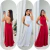 vestido longo frente única