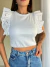 Blusa/cropped Ribana detalhes em lesie na internet