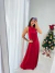 vestido longo frente única - loja online