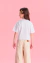 Camiseta Branca Estampa Ursinho Málagah na internet