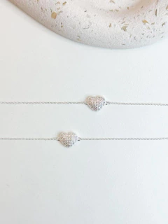 Pulseira Coração Cheio