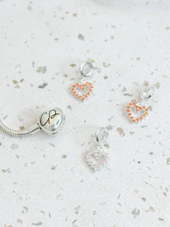 Berloque Coração Cores