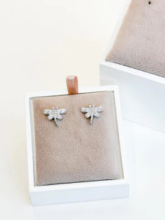 Brinco Libélula com Banho de Ródio