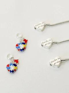 Berloque Coração Autismo