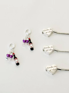 Berloque Vinho c/ Taças