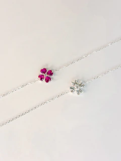 Pulseira Flor Zircônia