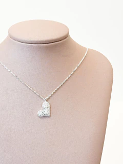 Colar Coraçao Zirconia