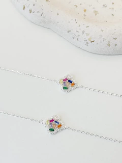 Pulseira Trevo Colorida