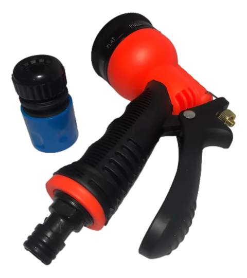 Pistola De Riego 7 Funciones Mas Conector De Manguera