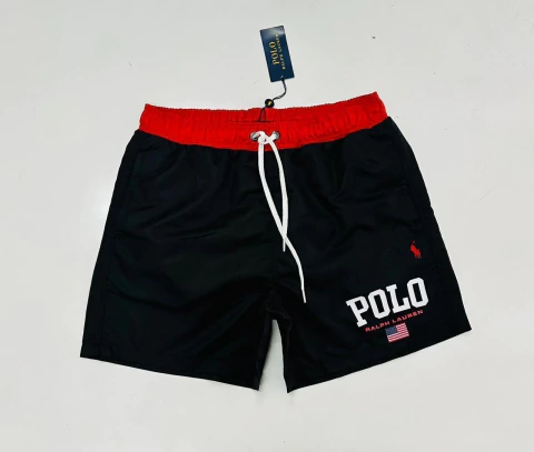 SHORT MICROFIBRA R.LAUREN - PRETO - comprar online