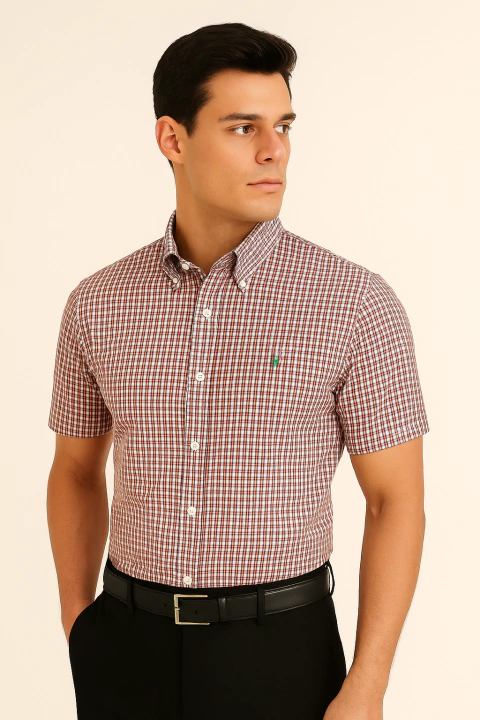 CAMISA XADREZ CURTA R. LAUREN - MOD03 - comprar online