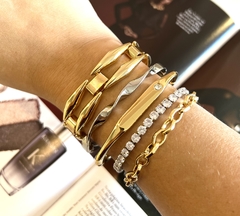 Bracelete Dubai Zircônia - loja online