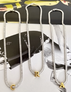 Colar Riviera Baguete Personalizado - comprar online