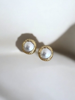 Brinco Pérola Oval Bety