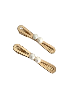 Grampo Ouro 2 Pérolas - comprar online