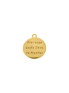 Pingente Medalha São Bento Turquesa - comprar online