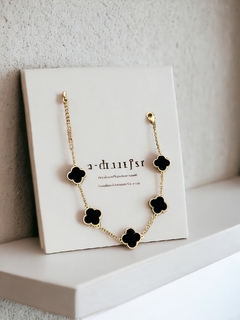 Pulseira Trevo Black