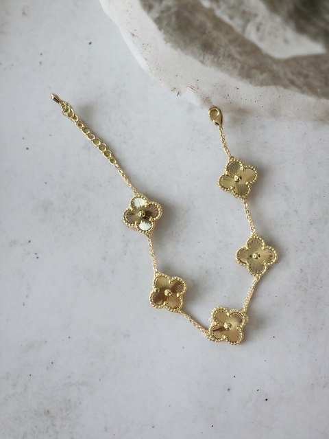 Pulseira Trevo Ouro