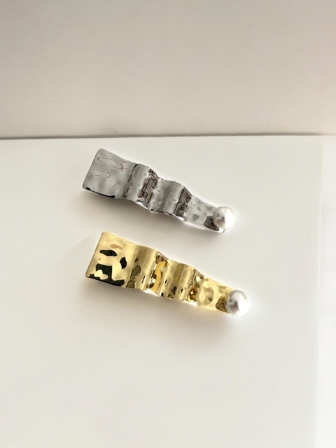 Grampo Craquelado Pérola Única