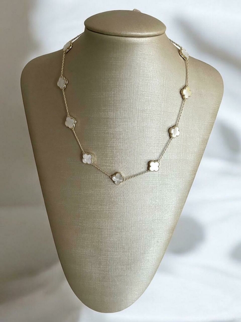 Colar Trevo Médio Madrepérola - comprar online