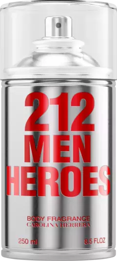 BODY SPRAY CAROLINA HERRERA 212 HEROES MASCULINO