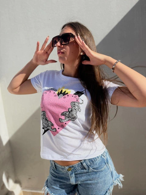 Remera L’AMOUR CORAZON - comprar online