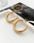 Argola Jennie - Dourada - comprar online
