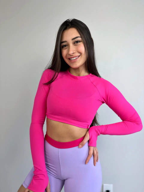 Cropped Sofisticato rosa