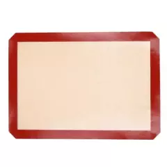 Tapete De Silicone Culinário com Fibra De Vidro Médio 42x30 Cm na internet
