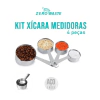 Kit de Medidores 4 peças Inox Zerowaste (xícara medida)