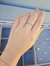 Anillo Alianza Zirconia Cubic Doble talle 20