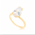 Anillo Solitario Gota Talle 19 en internet