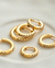 Trio de Argollitas Zirconia