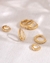 Trio de Argollas Zirconia - comprar online