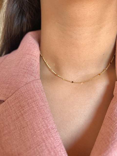 Chocker Chapas Oro - comprar online