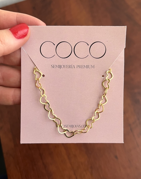 Pulsera Corazones Vazados - comprar online