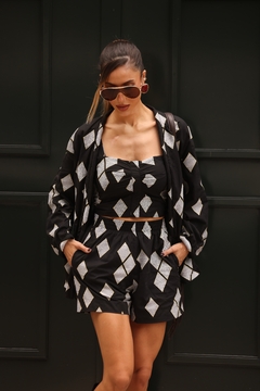 Top com lastex Cotton
