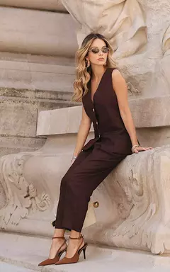 Calça cenoura elegance