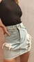 MINI DE JEAN CON ROSTURAS - comprar online