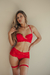 Artículo 2005 - Conjunto Corpiño, Hilo y Falda Portaligas - tienda online